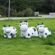Farm Outdoor Courtyard Decoration Landscape Cow Garden Landscape Decoration Sketch Lawn Flower Sculp