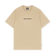 BARLEY LOG TXT DISTRO T-SHIRT - CREAM MEN'S T-SHIRT/ Wanita