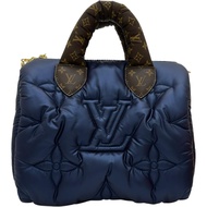 กระเป๋าสะพายไหล่ Louis Vuitton LV Pillow Speedy Bandouliere 25 M21061 มือสอง พร้อมแท็ก RFID วัสดุไนล