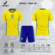 Bộ quần áo Bóng đá đội tuyển BRAZIL bộ quần áo đá banh ĐỘI TUYỂN BRAZIL MẪU MỚI 2025-2026