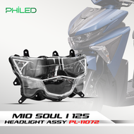 PHILED MIO SOUL I 125  HEADLIGHT ASSY CLEAR LENS PL-11072 HEAD LIGHT ASSEMBLY FOR YAMAHA MIO SOUL i1