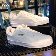 2023 ready stock eees hot sale original Puma smash vulc kulit lelaki rendah kasut wanita sneakers korea kasual kasut emas putih aphi