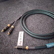 แบบหุ้มตาข่าย สายสัญญาณ Subwoofer แบบ ออก 1 เข้า 2 ORTOFON Reference 8NX