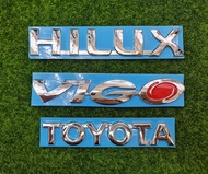 โลโก้  HILUX  VIGO TOYOTA ชุด 3 ชิ้น