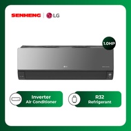 LG 1.0HP Stylish ARTCOOL™ Air Conditioner with DUAL Inverter, Mirror S3-Q09JARPA Penghawa Dingin