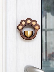 可愛貓爪造型 實木門鈴 風鈴 鈴鐺