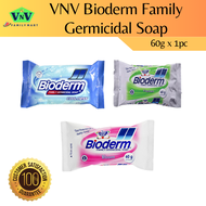 VNV BIODERM FAMILY GERMICIDAL SOAP 60g x 1 pc (Coolness, Bloom, Freshen)