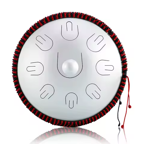 New Type Steel Tongue Drum Minor Handpan Percussion Instrument Hand Drum Yoga Meditation Beginner Br