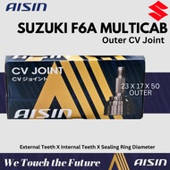 AISIN Cv Joint OUTER For SUZUKI F6A MULTICAB (23 x 17 x 50)