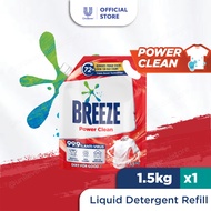 Breeze Power Clean Liquid Detergent Refill 1.5kg