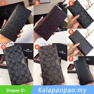 75365 74599 75013 74978 F25517 Breast Pocket Wallet in Signature Crossgrain Leather Men Fold Long Zi