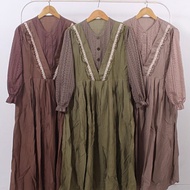 [✅Promo] Midi Dress Baju Gamis Baju Kondangan Gamis Modern