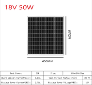 แผงโซลาร์เซลล์ monocrystalline solar cell  6V   6W/10W/15W/20W/30W
