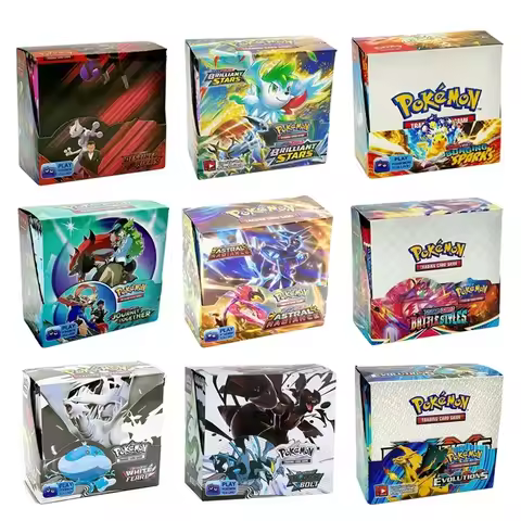 360Pcs Pokemon Trading Card GameCards Prismatic Evolutions Scarlet Violet Pokemon English Booster Ba