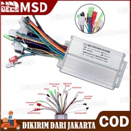 Pengontrol Motor Regulator Motor DC Tanpa Sikat 36V/48V 350W /Atas E-Sepeda Scooter Brushless Sepeda