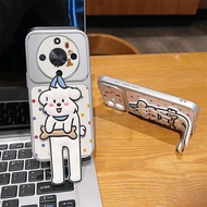 Casing Honor X9b 5G Casing Honor Magic 6 Lite Casing ﻿ Flexible and cute bracket Phone Casing BB-MBZ