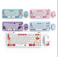 XPower x Sanrio KB9 2合1 2.4G 無線鍵盤滑鼠套裝- Kuromi /My Melody/Hangyodon /Hello Kitty / Cinnamoroll(U5976X