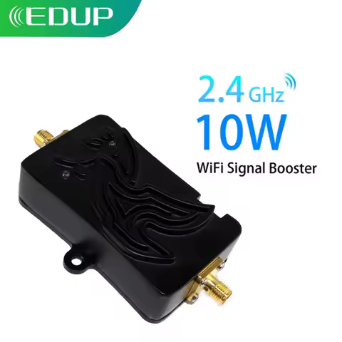 EDUP AB051 10W 2.4GHz Signal Booster Large WLAN Coverage 40dBm 802.11b/g/n High Linearity Amplificat