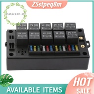 Automotive Relay Fuse Box Holder Assembly 12V/24V Control Center Fuse Matching