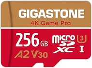 Gigastone 256GB Micro SD Card, 4K Game Pro, Nintendo-Switch Compatible, A2 Run App, 4K Video Recordi