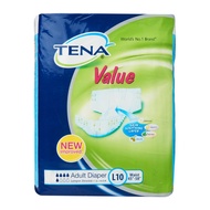 Tena Value Adult Diapers ( M SIZE,  12 per pack ) / (L SIZE , 10 PER PACK)