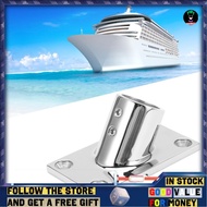 sinhopsa RiToEasysports Boat Handrail Base  Stainless Steel 60 Degree Rectangular Hand Rail Fitting 
