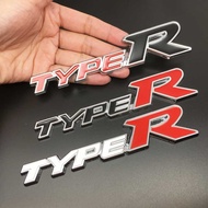 3D Metal Car body Side Emblem Badge Sticker For Honda Type R City CR-V XR-V HR-V Accord FIT Jazz Stream Crider Greiz CIVIC