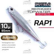 Minnow Sotelo WTD Splasher B 85 Top Water | Minnow Floating | Minnow Mengambang | Umpan Pancing