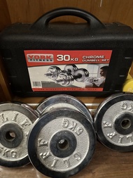 啞鈴 30kg set + 5kg餅*4
