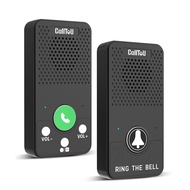 กริ่งประตูอินเตอร์คอมไร้สาย CallToU - โทรศัพท์อินเตอร์คอมเสียงระยะไกลพิเศษ กันน้ำ สำหรับบ้านและธุรกิ