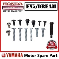 HONDA EX5 HANDLE COVER SCREW SET 0 COVER DEPAN METER COVER SCREW SKRU SET EX5DREAM EX5-DREAM DREAM H