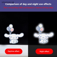 Uloverun Sanrio Cinnamoroll Reflective Car Door Sticker Motorcycle Decoration Sticker Automobile Trunk Reflective Warning Safety Tape SG