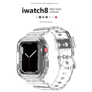 apple adapter apple watch strap apple watch series 10 strap Strap Protective Case Glacier Transparen