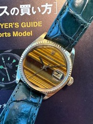 🌈🌈新返貨啦🌈🌈Vintage Rolex DateJust 1601 🤎🤎🐅罕有原裝虎眼石面🐅 🧲錶面有輕微缺陷🧲👍🏻整體靚仔👍🏻價錢反映質素 淨錶頭 🤎🤎狀態一流👍🏻👍🏻072K(CWB)