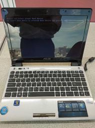 質感筆電 ASUS 12吋UL20A 可過電可開機 有WIN7貼紙 機殼外觀新 無RAM硬碟電池 螢幕不明顯 輕微漏光