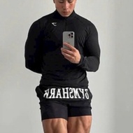 [GYMSHAR PANTS] Men's Slim Thigh Gym Shorts - Gymshark Shorts for Men | Body Fit Men's Gym Clothes