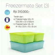 Tupperware Tupperware freezermate set 3pcs Refrigerator Jars