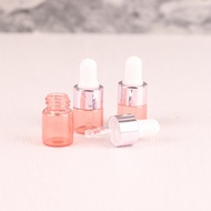40pcs 1ml2ml3ml5ml Pink Empty Bottle Dropper Bottle Glass Sharing Bottle Pink Essential Oil Dropper 