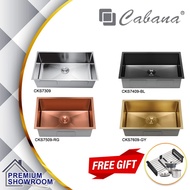 Cabana Undermount Handmade 304 Stainless Steel Nano Kitchen Sink CKS7309/CKS7409-BL/CKS7509-RG/CKS76