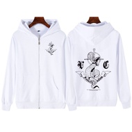 เสื้อแจ็คเก็ตฮู้ดลายการ์ตูน Anime Wind Breaker ทรงหลวม ซิป แฟชั่น ฤดูใบไม้ร่วง 2023 เสื้อสเวตเตอร์คอ