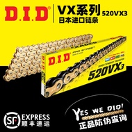 Highly Recommended DID Imported Oil Seal Chain 520VX3 525ZVMX Suitable for Kawasaki Maha Honda Ducat