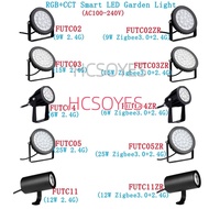 NEW MIBOXER (Zigbee 3.0 + 2.4G)RGB+CCT Smart LED Garden 6W/9W/12W/15W/25W Tuya App Lawn Lamp FUTC02Z