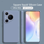 CASE for Huawei PURA 80 / 80 PRO /80 ULTRA BABY SKIN FREE MICROFIBER SQUARE LIQUID SILICONE CASING h