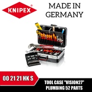 Knipex 00 21 21 HK S Tool case "Vision27" Plumbing 52 parts
