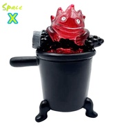 Space X Lovely Calcified Ornament Warm Atmosphere Light Adorable Calcifer Lamp Statue Night Light Cu
