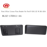 BL3Z17E811AA for   3.5L V6 2011-2014 Front Offset License Plate Bracket Bumper BL3Z-17E811-AA