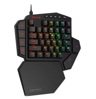 KEYBOARD REDRAGON (คีย์บอร์ด เรดดราก้อน) K585 DITI (BLACK)สีดำ (OUTEMU BLUE SWITCH - RGB LED - EN)