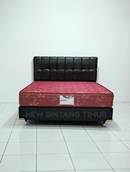 Spring Bed Guhdo New Prima 160 x 200 Merah Full Set