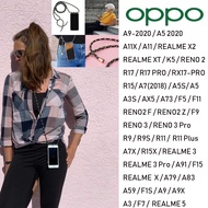 OPPO A12 / A12E / A5S / AX5 / AX5S / AX7 / A7 2018 / A5 / A3S / R15-NEO / Reno 2 / Reno 10X Zoom With Necklace Crossbody Rope