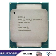 ใช้ Intel E5 Xeon E5 V3 2623V3โปรเซสเซอร์3.0GHZ 4-Core 10M LGA 2011-3 105W CPU Celeste